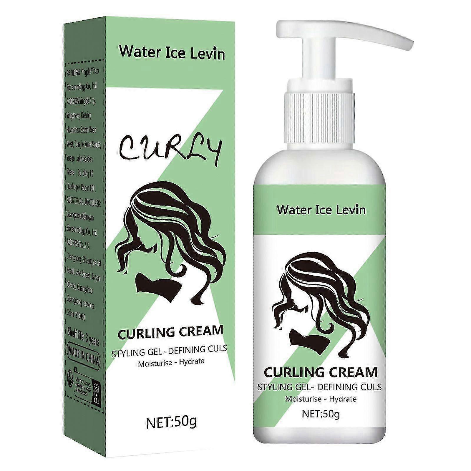 Curl Defining Cream, Curl Cream, Moisturizing, Smoothing for All Natural Textures, for Wavy & Curly Hair