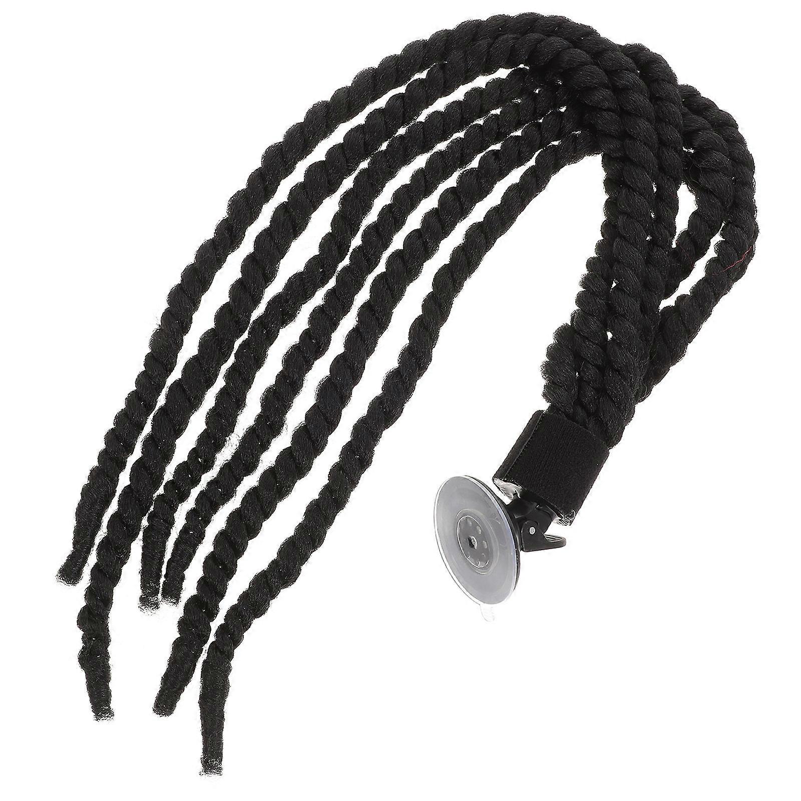 Braid Wig Decoration Made of Synthetic Materials Black Color Suitable for Most