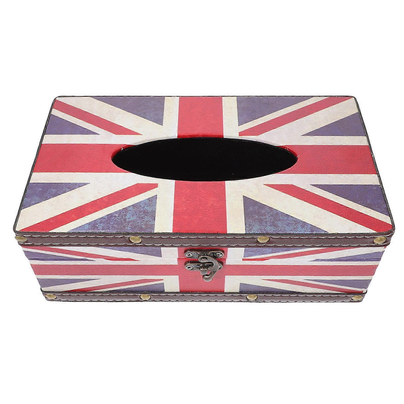 Multi Tissue Box for Storage Printed Design Prime PU Material