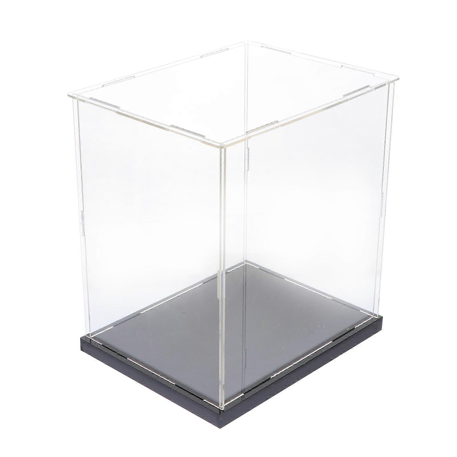Boîte d’affichage en acrylique transparent pour une utilisation de stockage avec une transparence et une durabilité élevées 7,5 x 5,5 x 4,5 pouces