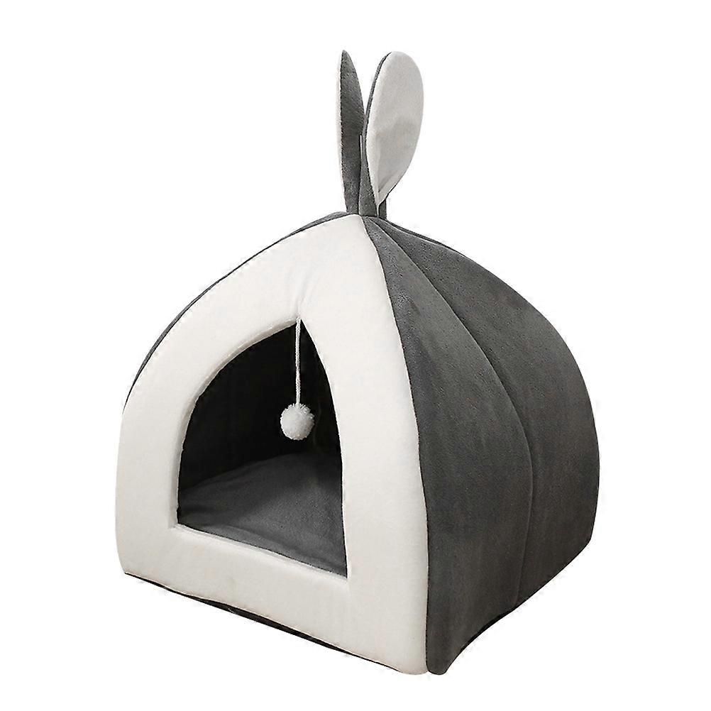 Universal Cat Nest Comfortable Sleep For Small Pets Grey Windproof Material 1Pack