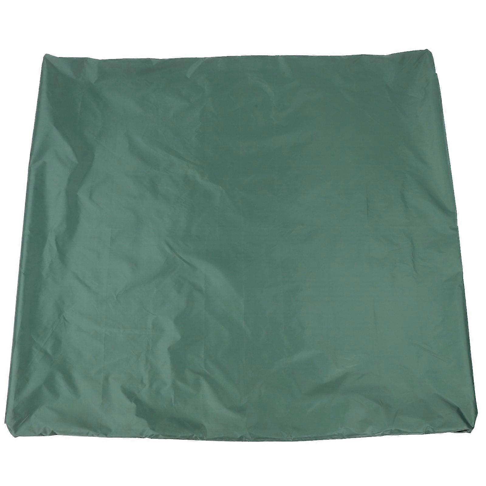 Outdoor Pool Cover For Homeowners Square Shape 59.1X59.1X7.9in Green Insulation 1Set