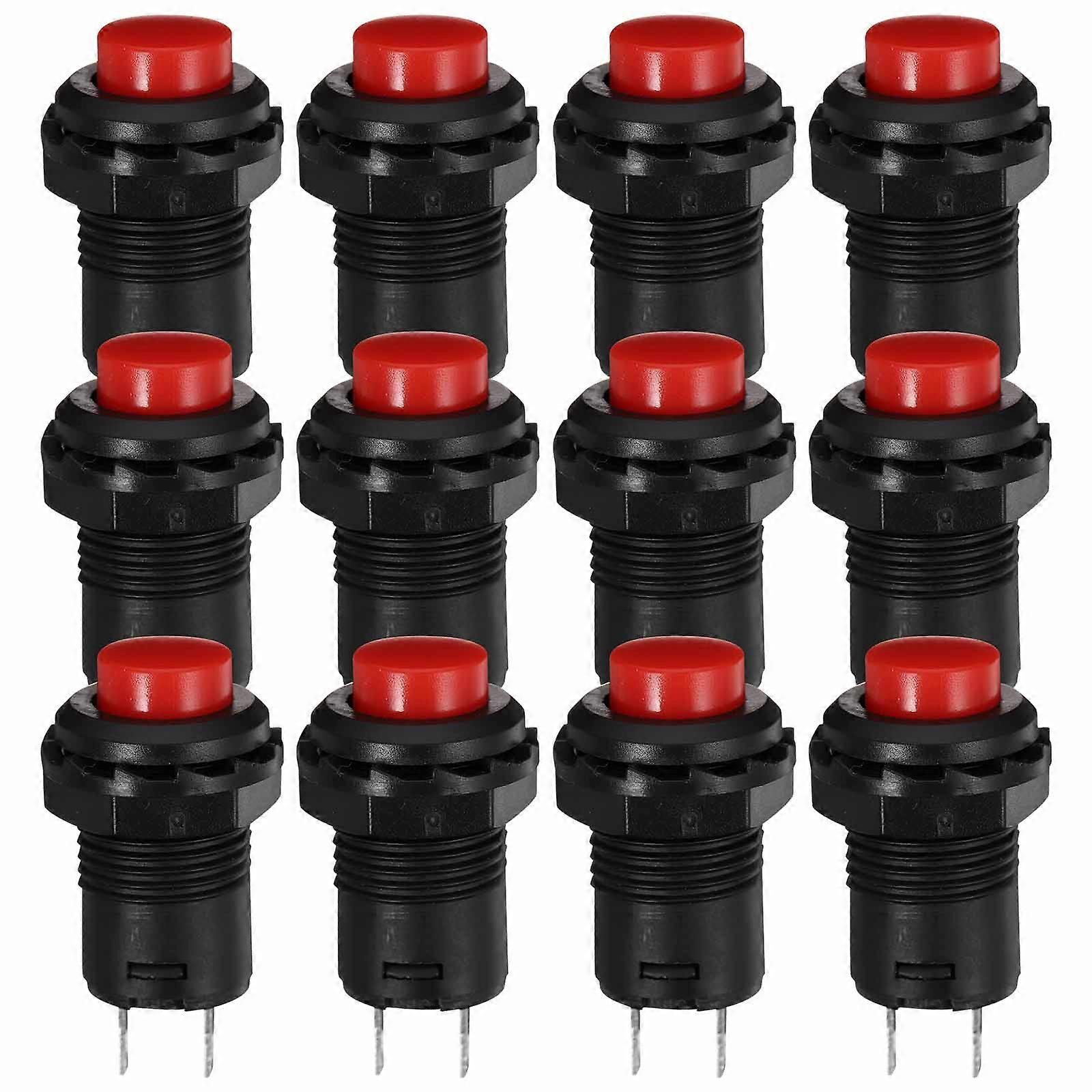 Compact Structure Push Button Replacement For Installation And Replacement 12Pcs Assorted Color Circuit Control