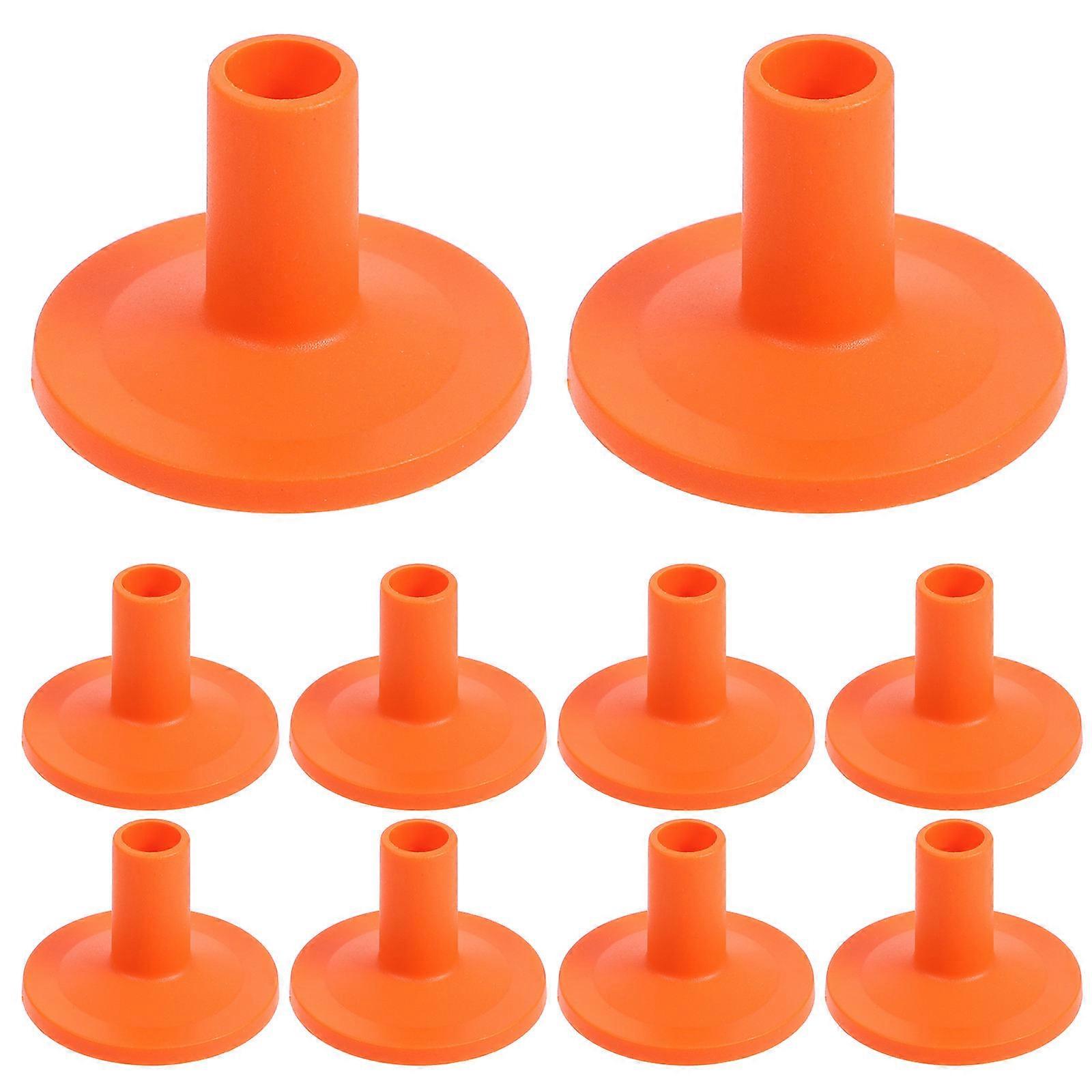 10pcs Plastic Cymbal Sleeves for Drum Set Replacement Accessories