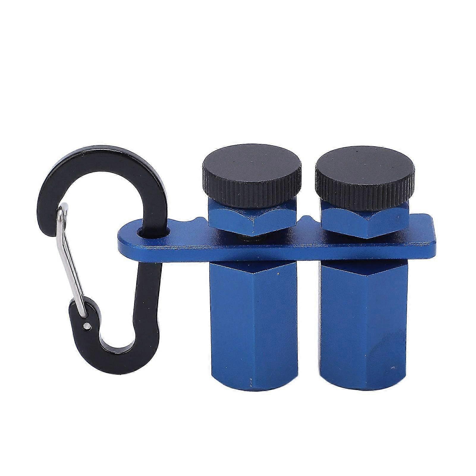 Aluminum Alloy Flat Gauge with Hexagon Design & Thumb Screws - Practical Tool for Stairs Framing & Rafter Measurements