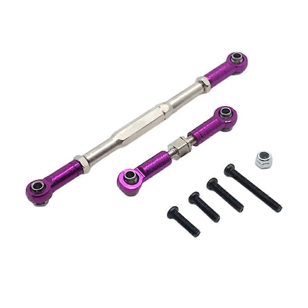Aluminium Alloy Steering Link Rod for WPL 1/16 C14 B1 B14 B16 B24 Crawler Trucks Upgrade Metal Parts