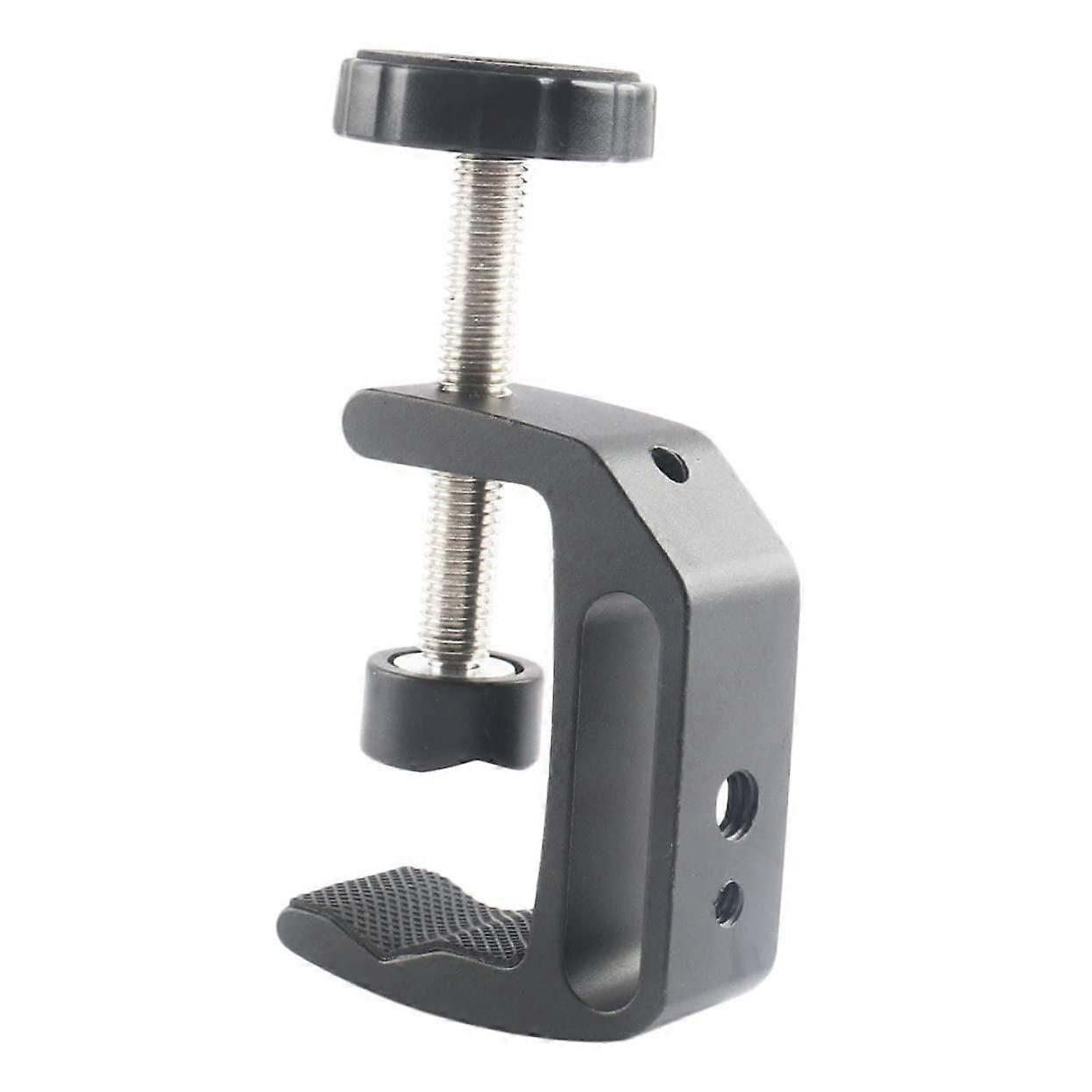 C-Clamp Multifunction Desk Mount for Camera Accessories, Adjustable Aluminum, Universal for Tables, Bikes, Umbrellas