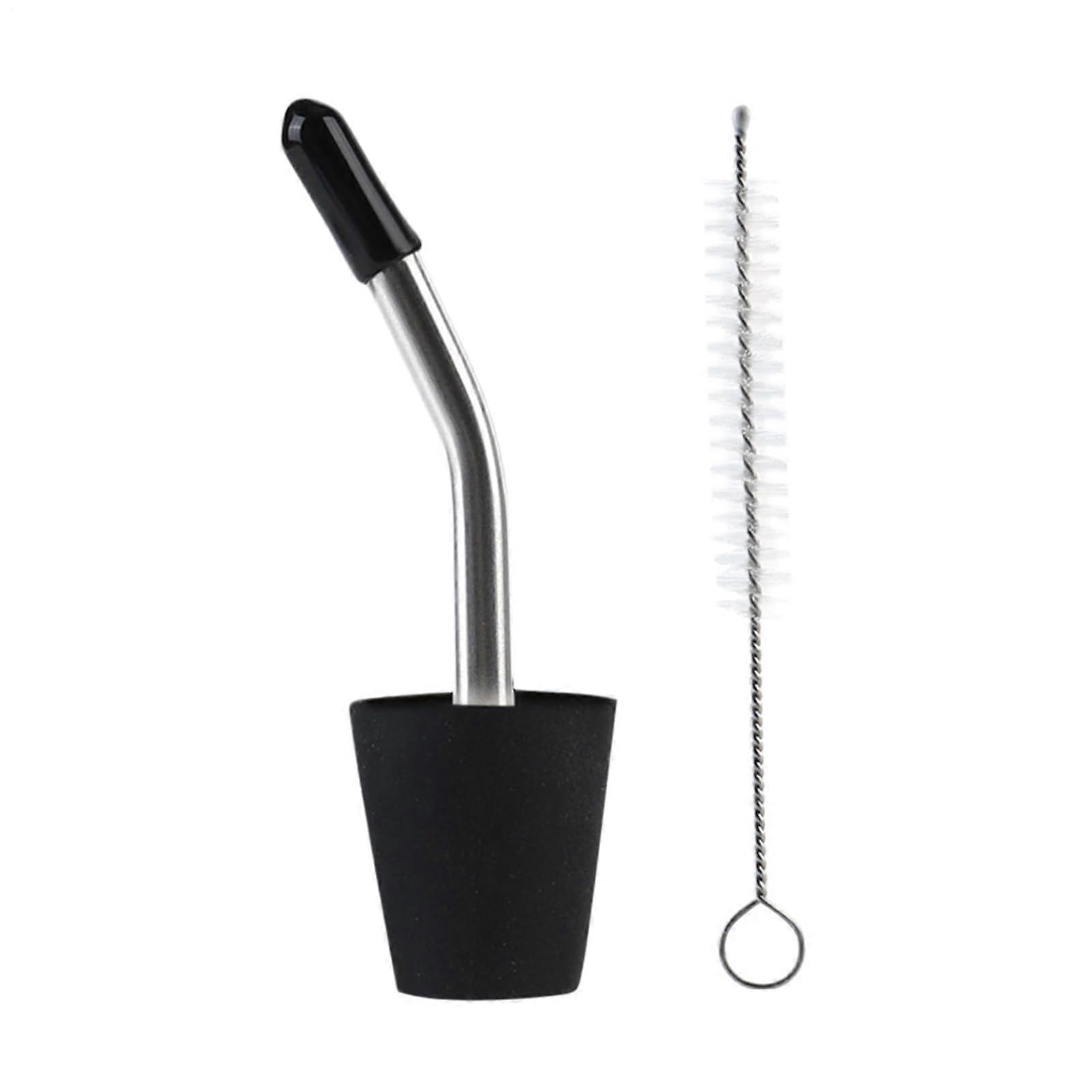 Electric Kettle PourOver Adapter Teapot Spout Attachment With Cleaning Brush