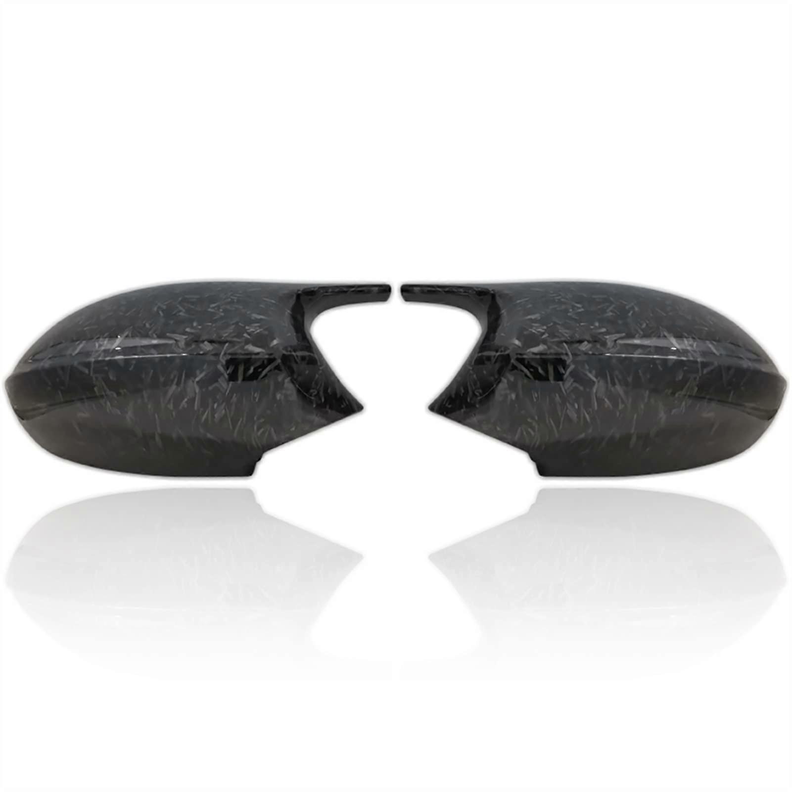 1 Pair Rear View Side Case Trim Car Rearview Mirror Cover for BMW E87 E81 E82 E90 E91 E92 E93 ABS Carbon Fiber Style