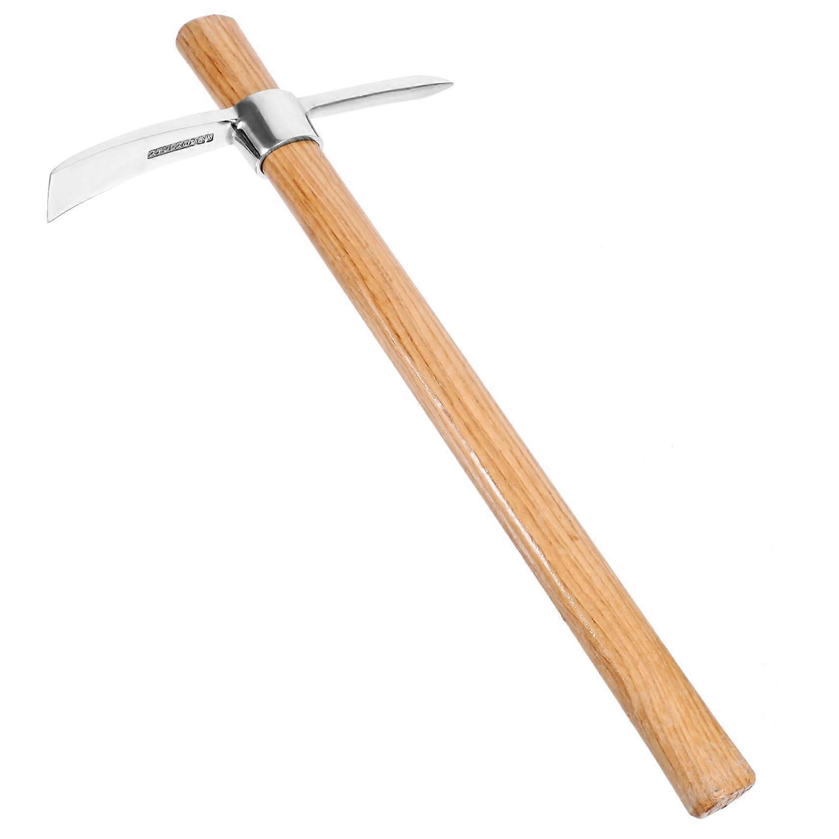 Hand hoe Robust garden hoe for gardening Weed remover with stable wooden handle for hobby gardeners Easy handling and durability