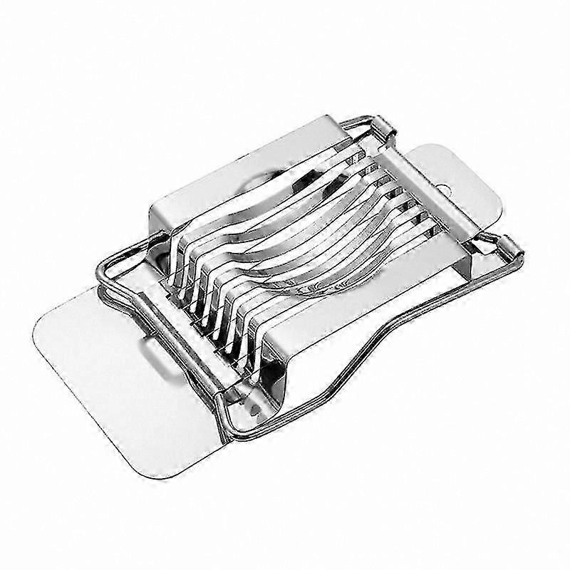Kitchen Gadget for Slicing Boiled Eggs Stainless Steel Section Cutter for Home Use