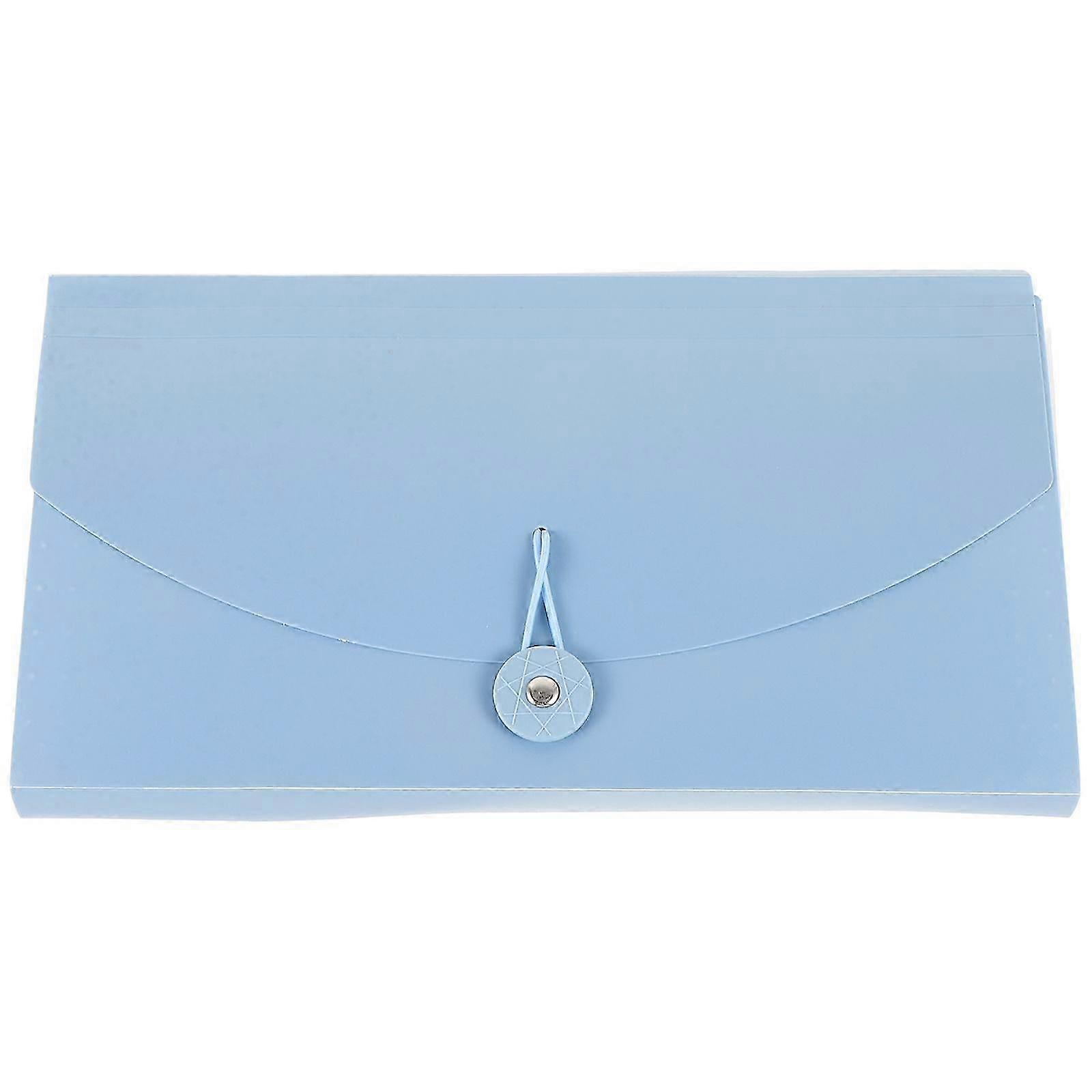 Expanding File Folder Accordion File Container Plastic File Folders Portable Receipt Holder Organizer (a6)