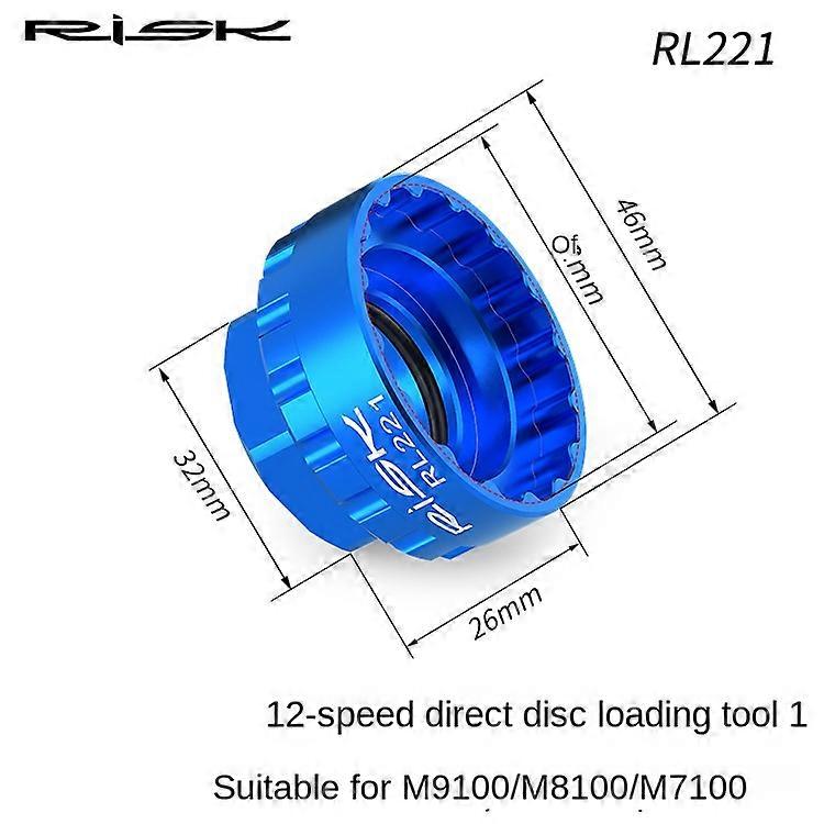12-speed direct-mount chainring tool, high-quality metal, suitable for M/M/M XT chainrings, chainring operation tool