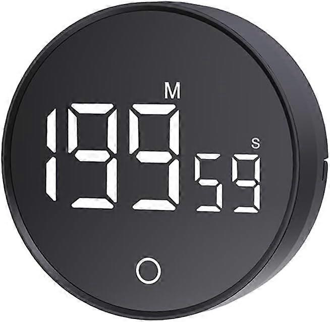 2pcs Digital Kitchen Timer LED Display Visual Pomodoro Timer Magnetic