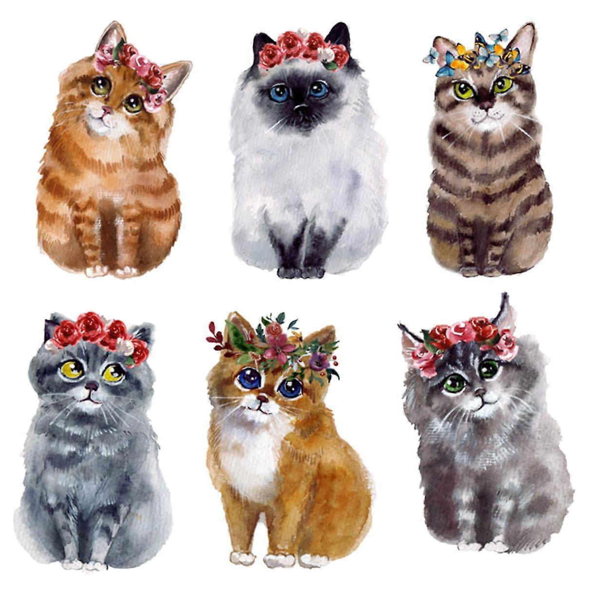 6pcs Collision Bird Window Cling Stickers Removable Static Decal PVC Film