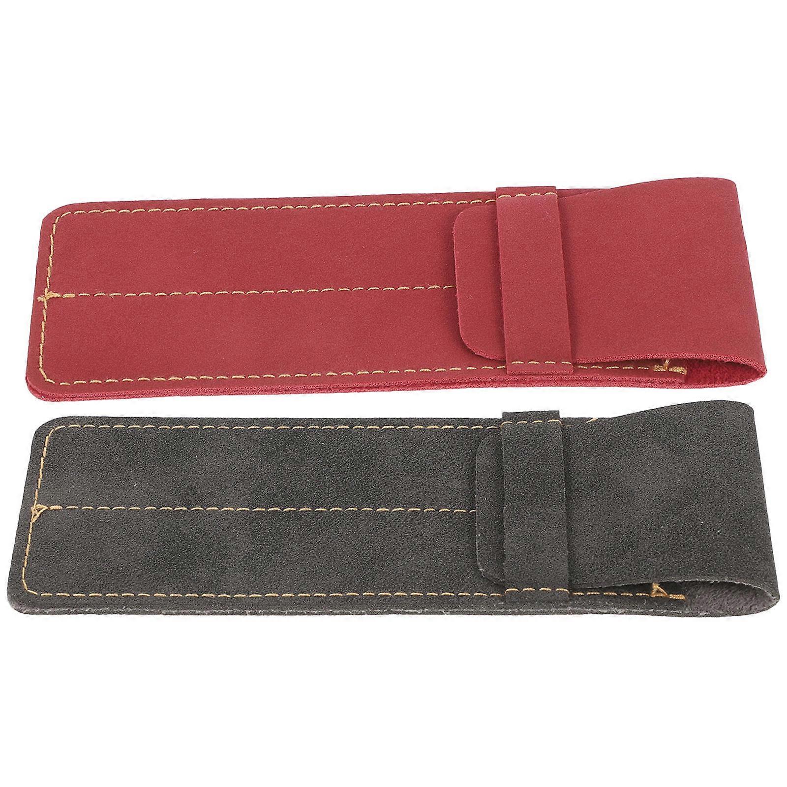 2pcs Pen Sleeve Protective Pouch for Fountain and Ballpoint Pens