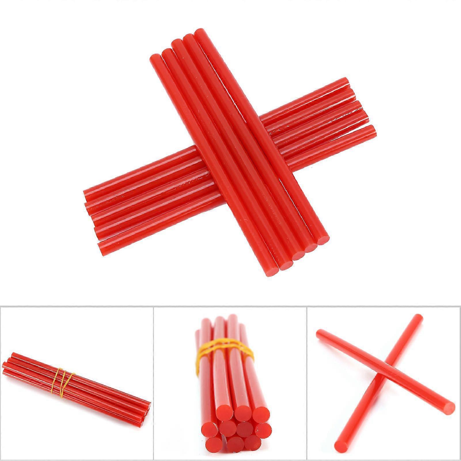 10pcs 7x150mm Colorful Hot Melt Glue Sticks for 20W Gun Red