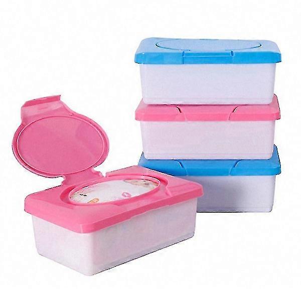 1st 80 sheets dry wet tissue box Portable plastic