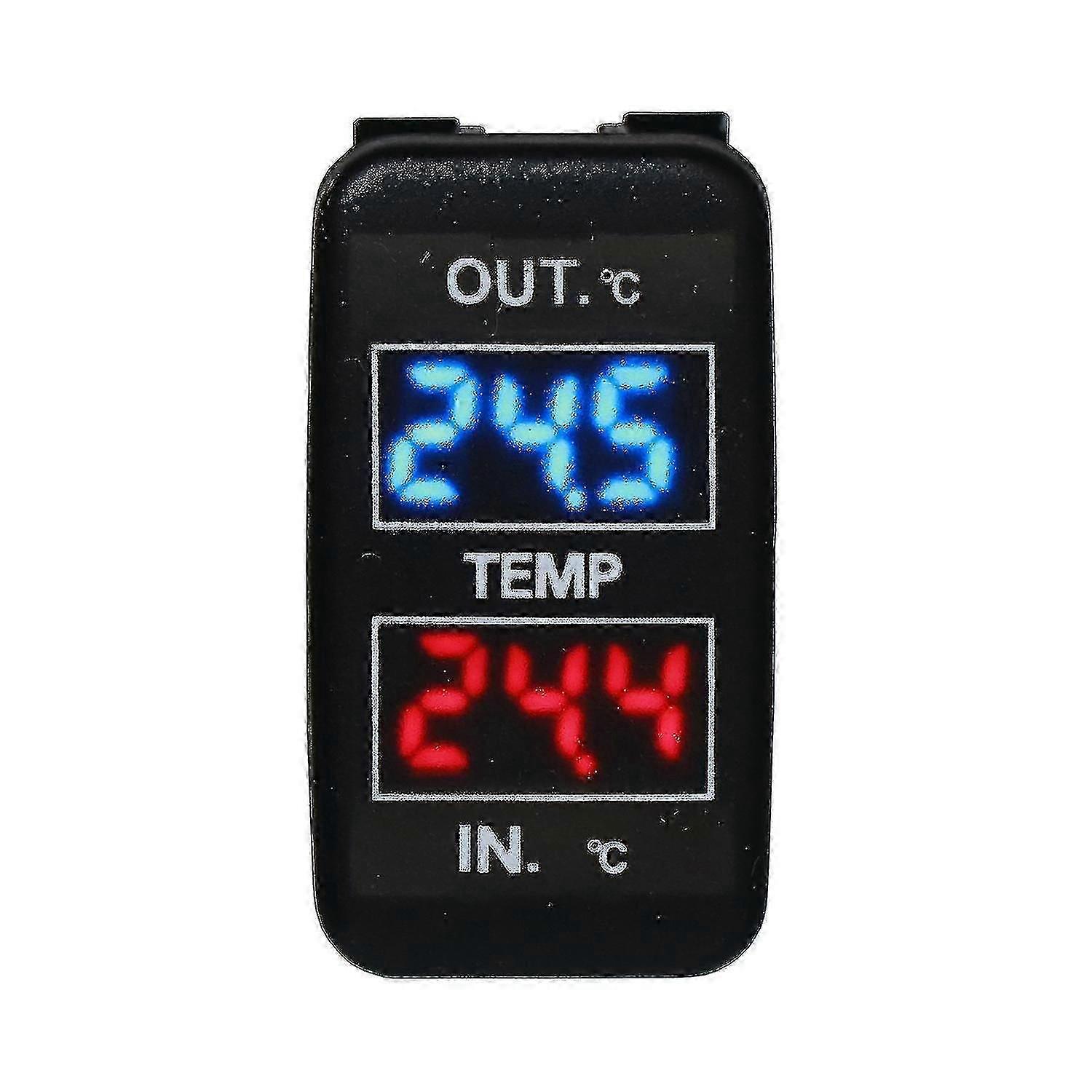 Dual Temperature Display Inside And Outside The Car Dual Temperature Sensor