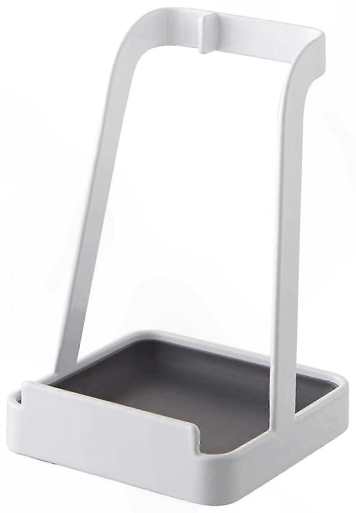 Kitchen Pan and Lid Organizer - Vertical Stand - White Finish