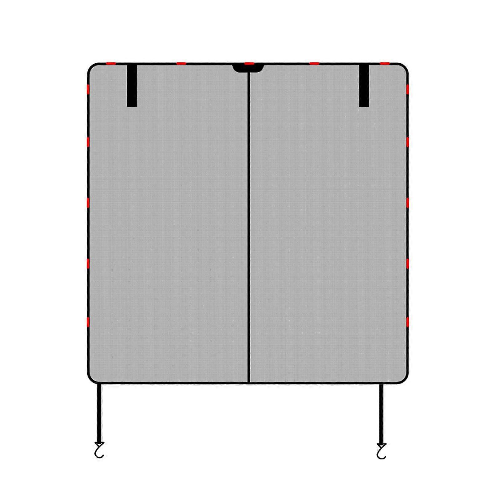 Tailgate Screen For Camping Breathable Net Curtain Gauze, Easy Install, Fits 150cm or 170cm Tailgates