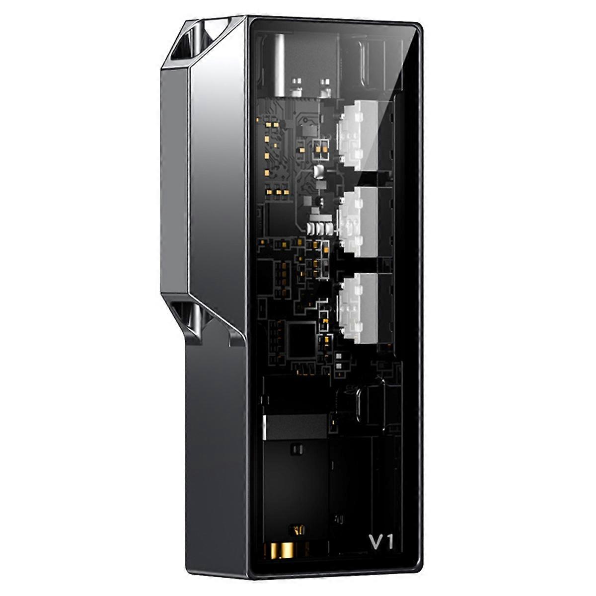 V1 Dual CS43131 Chips Portable /AMP with Versatile Output Ports and High-Quality Wiring Free Adapter Type-C