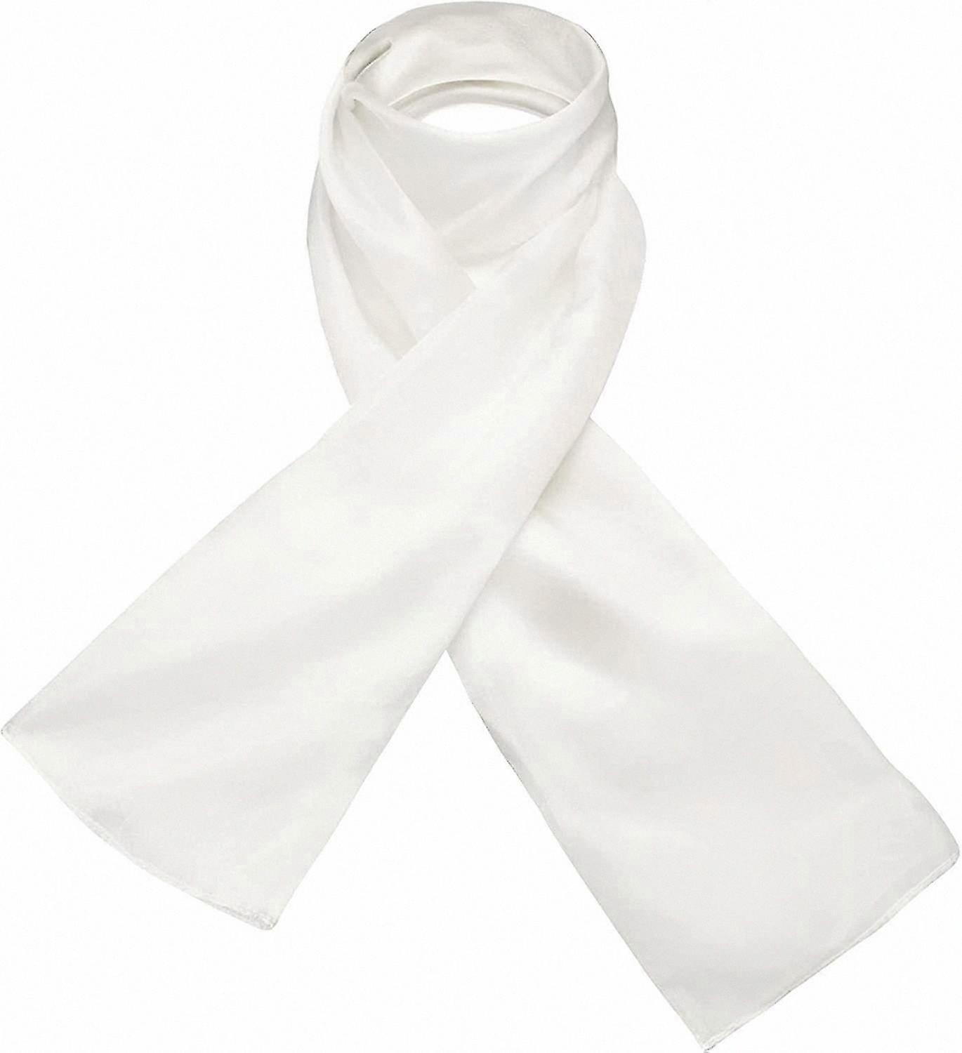 2025 New Arrival Lightweight Natural Silk Scarf Soft Smooth Texture Pure Solid Color Fine Accessory for Skin Friendly Wear