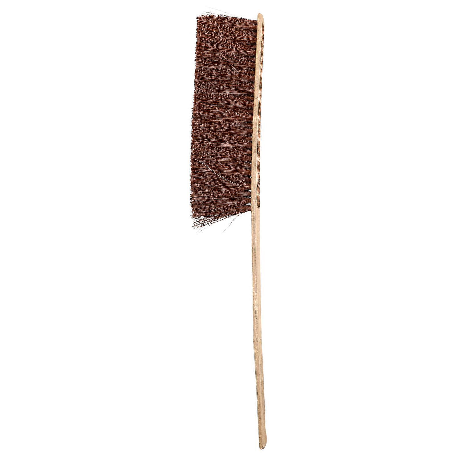 Portable Grooming Brush 2Set Soft Cleaning Suitable For Body Legs And Face With Bamboo Palm Fibre Material Perfect For Horse Owners