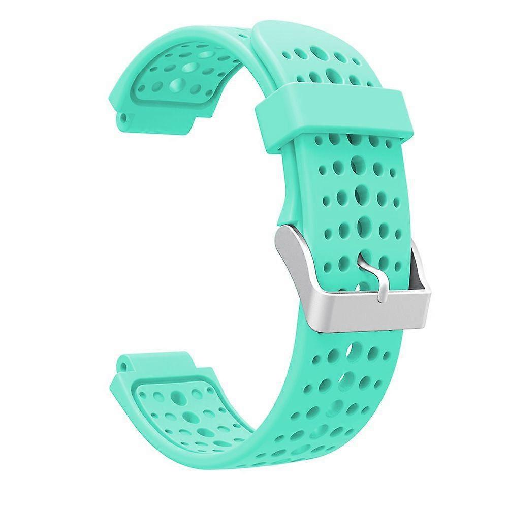 Suitable for Garmin Forerunner 230 630 235 Approach S20 monochrome round hole silicone strap