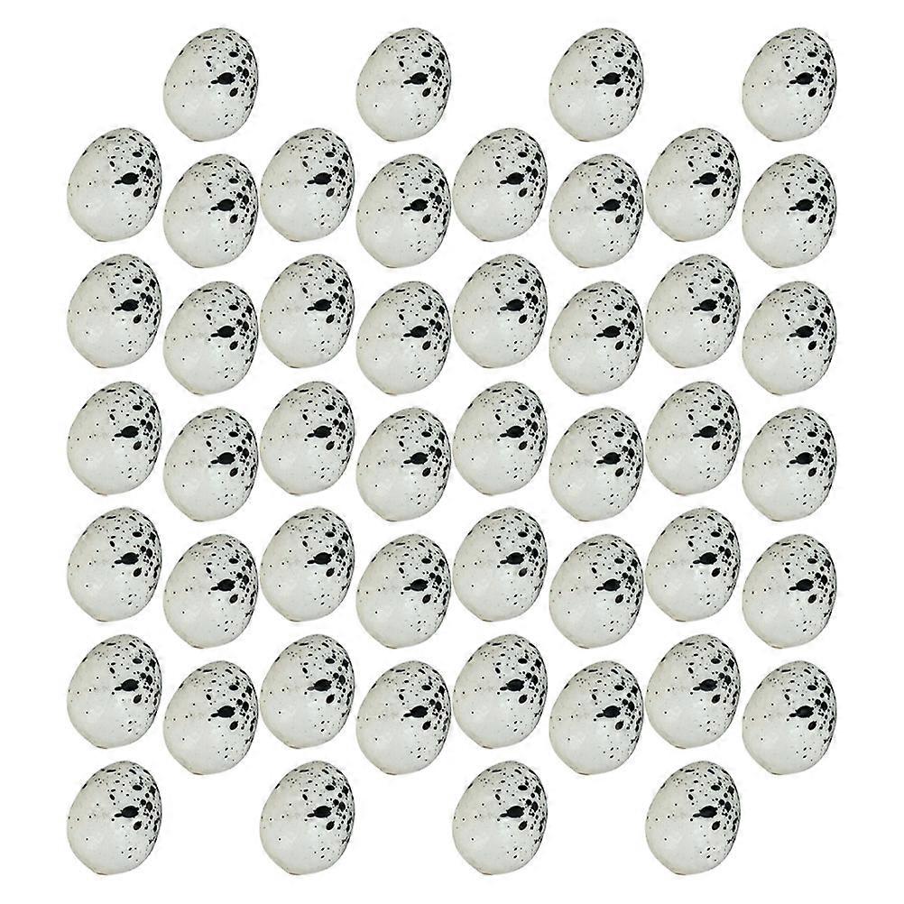 Easter Festival Decor for 80Pcs Foam Quail Egg Models Display