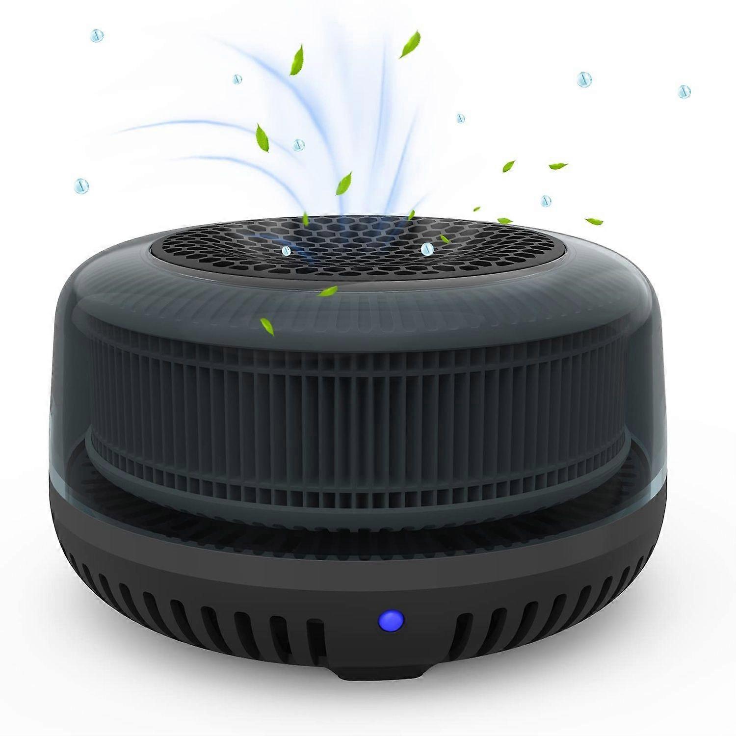 Small Air Purifier, Car Air Purifier Ionizer with True H13 HEPA Filter, USB Quiet Desktop Air Purifiers for Bedroom,Car, Small Room, with Improved Per