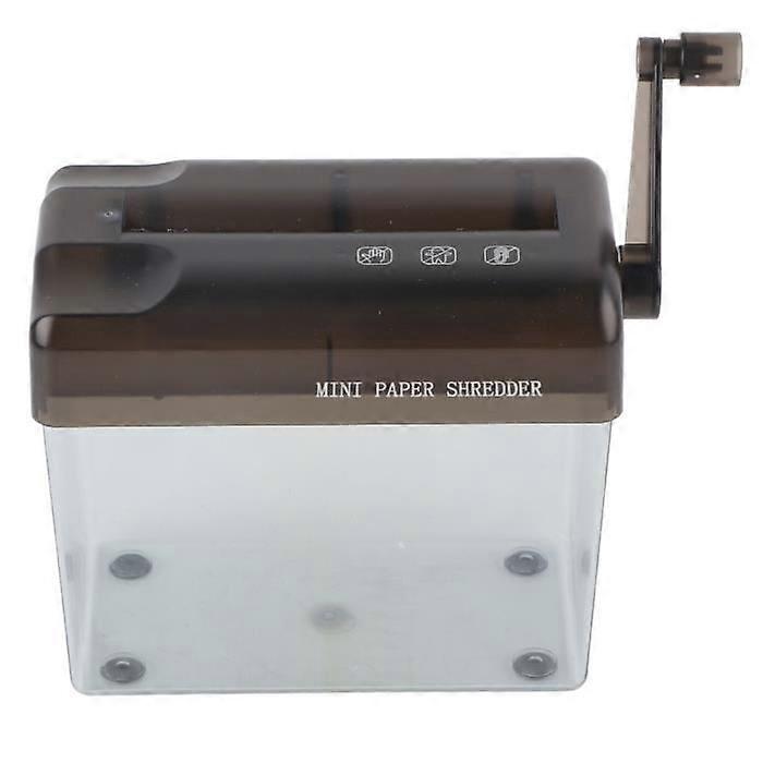 Manual Paper Shredder - Tbest - Transparent Dust Box - White - Easy To Use