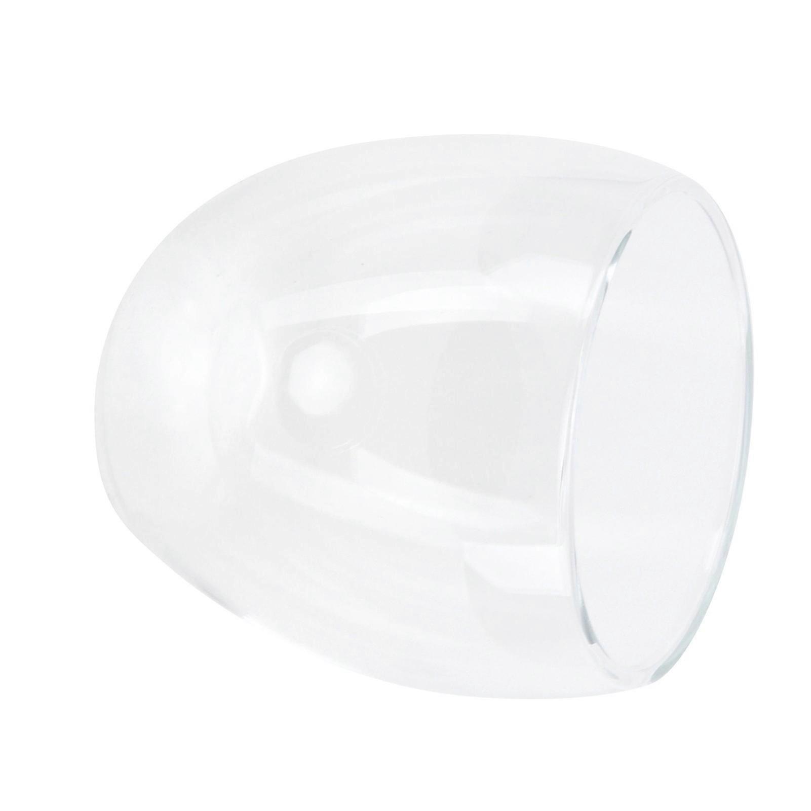 2-Layer Transparent Borosilicate Glass Milk Mug 250ml Heat Resistant