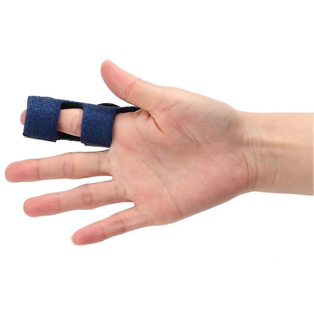 Adjustable Finger Splint Brace Fracture Support Aluminum Blue
