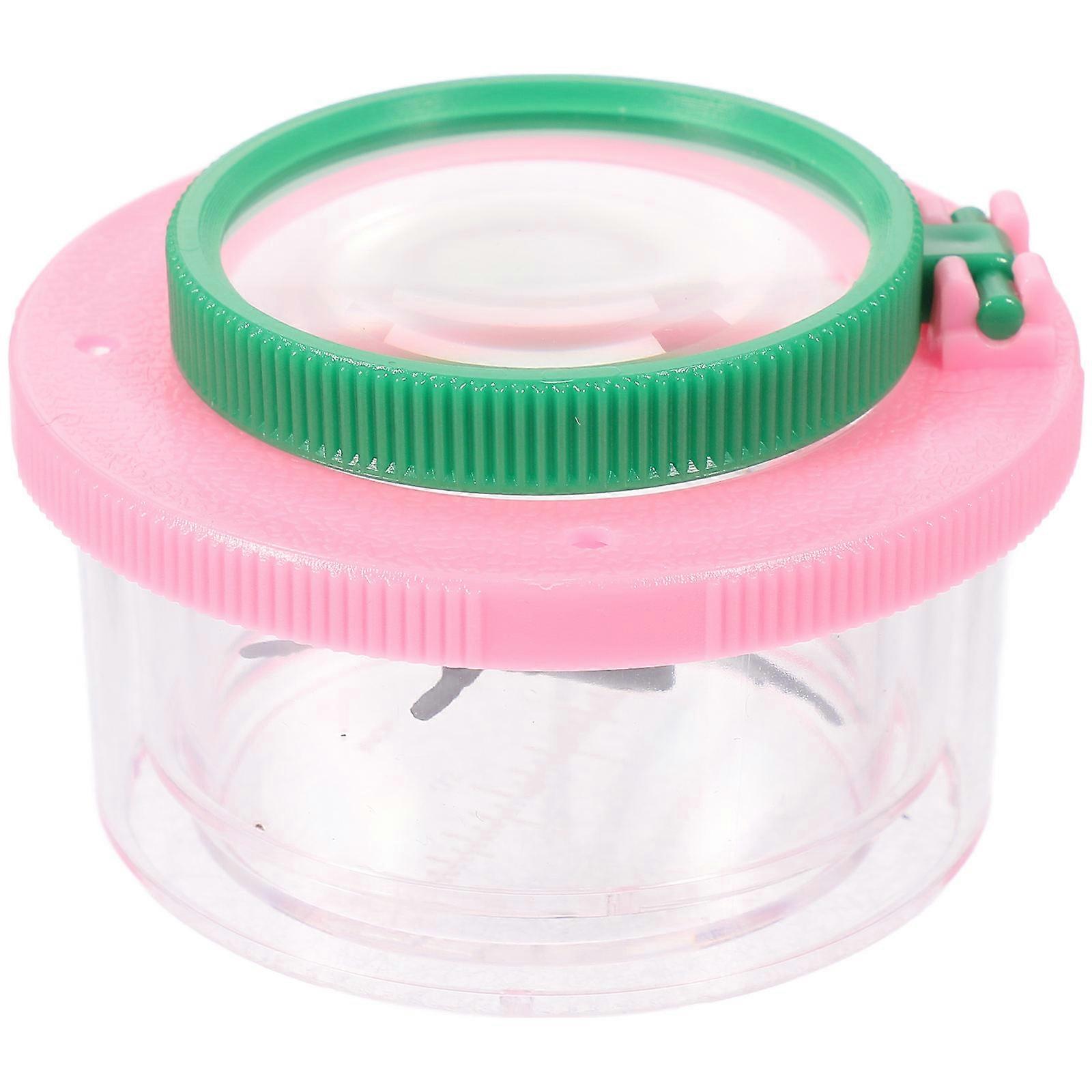 Kids Insect Viewer Plastic Portable Critter Jar for Observation 3Pcs