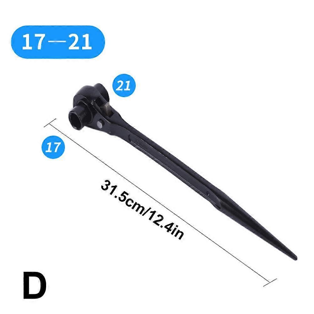 Cujmh Tip Tail Ratchet Wrench 12 Socket High Carbon Steel Heavy Duty Tool