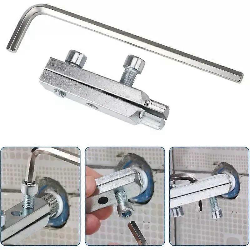 For 4/6 Points Bolt Extractor Plumbing Tool Broken Wire Extractor Threading Tools Tap Screw Remover Water-tap Angle Valve Repair