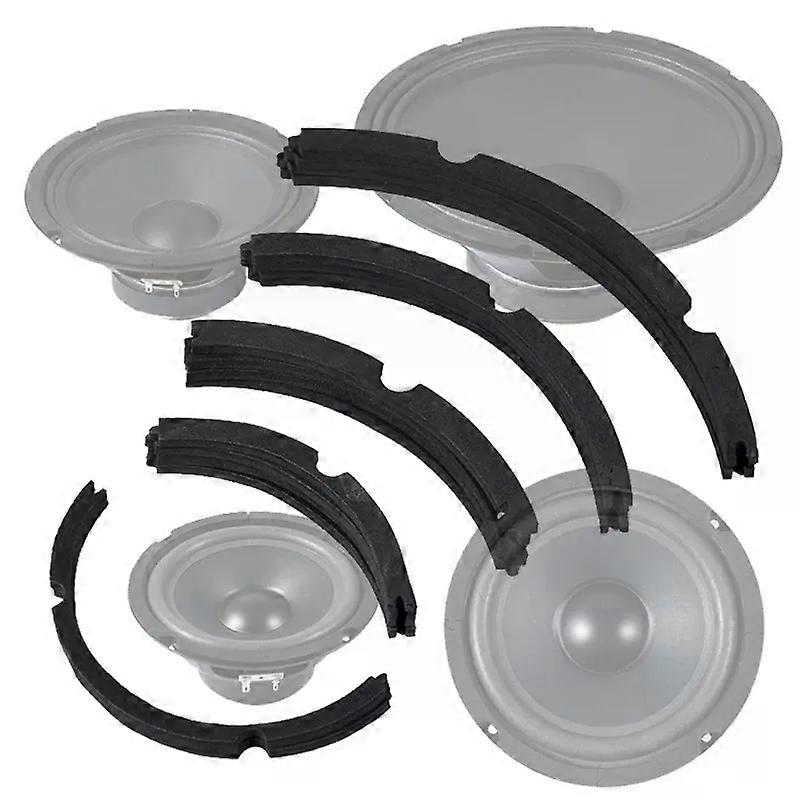 4/5/65/8/10/12/15/18Inch Woofer Speaker Foam Pads 4 Hole 8 Hole Gasket Ring Speaker Repair Accessories DIY Sponge Speaker Shell