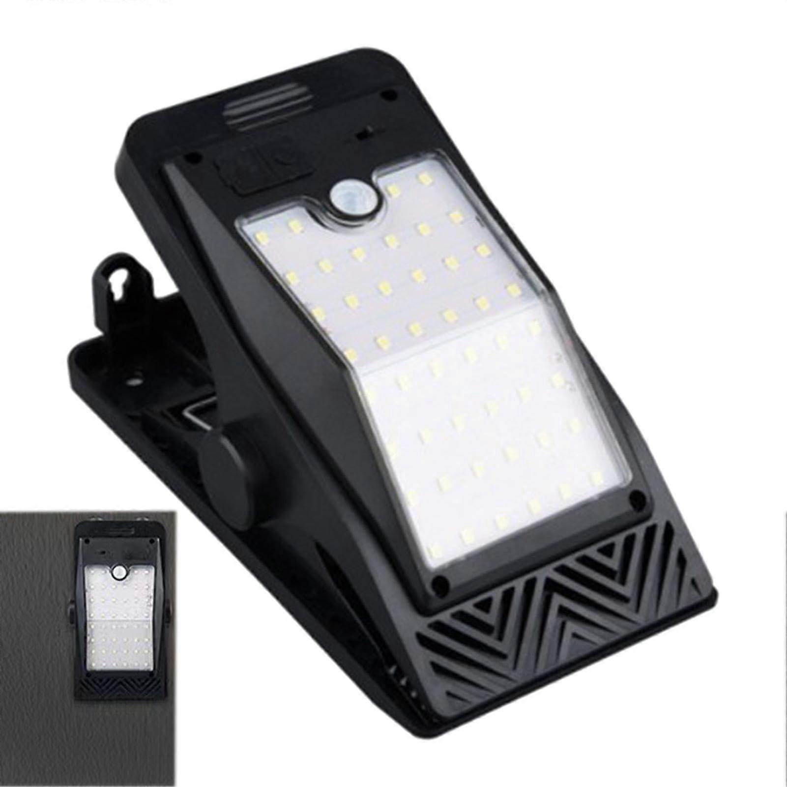 Solar Security Lights Clip On Motion Sensor Pathway Lights Waterproof Landscape Lights Rechargeable Portable Backyard