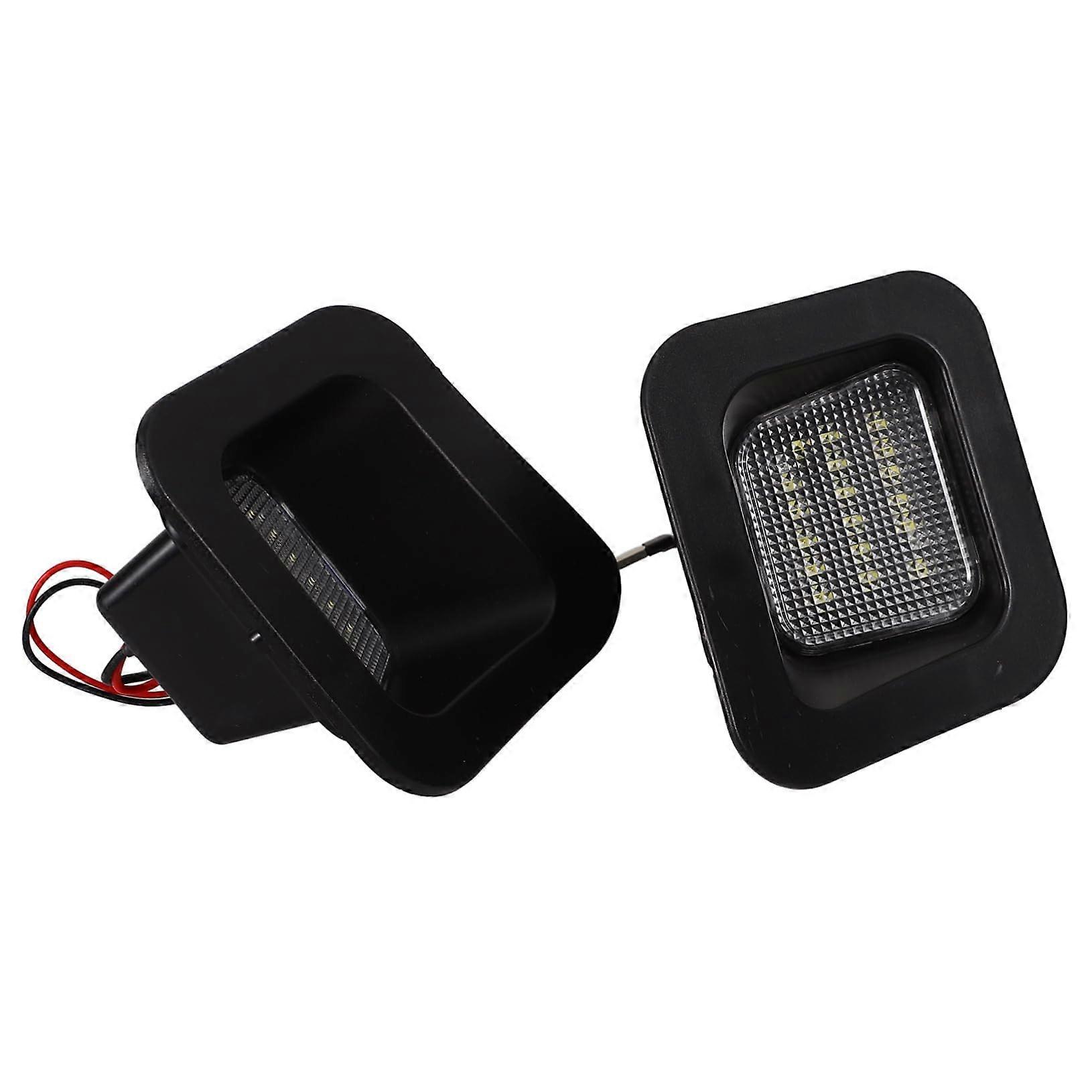 LED License Plate Lights For RAM 1 Pair Tag Light Replacement Plug And Play Easy DIY Installation Durable Construction