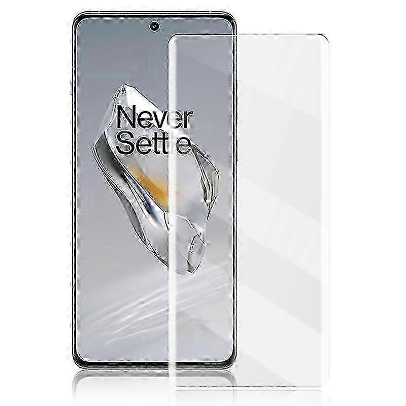 OnePlus 12 5G Compatible MOCOLO 3D Curved Tempered Glass UV Liquid Screen Protector