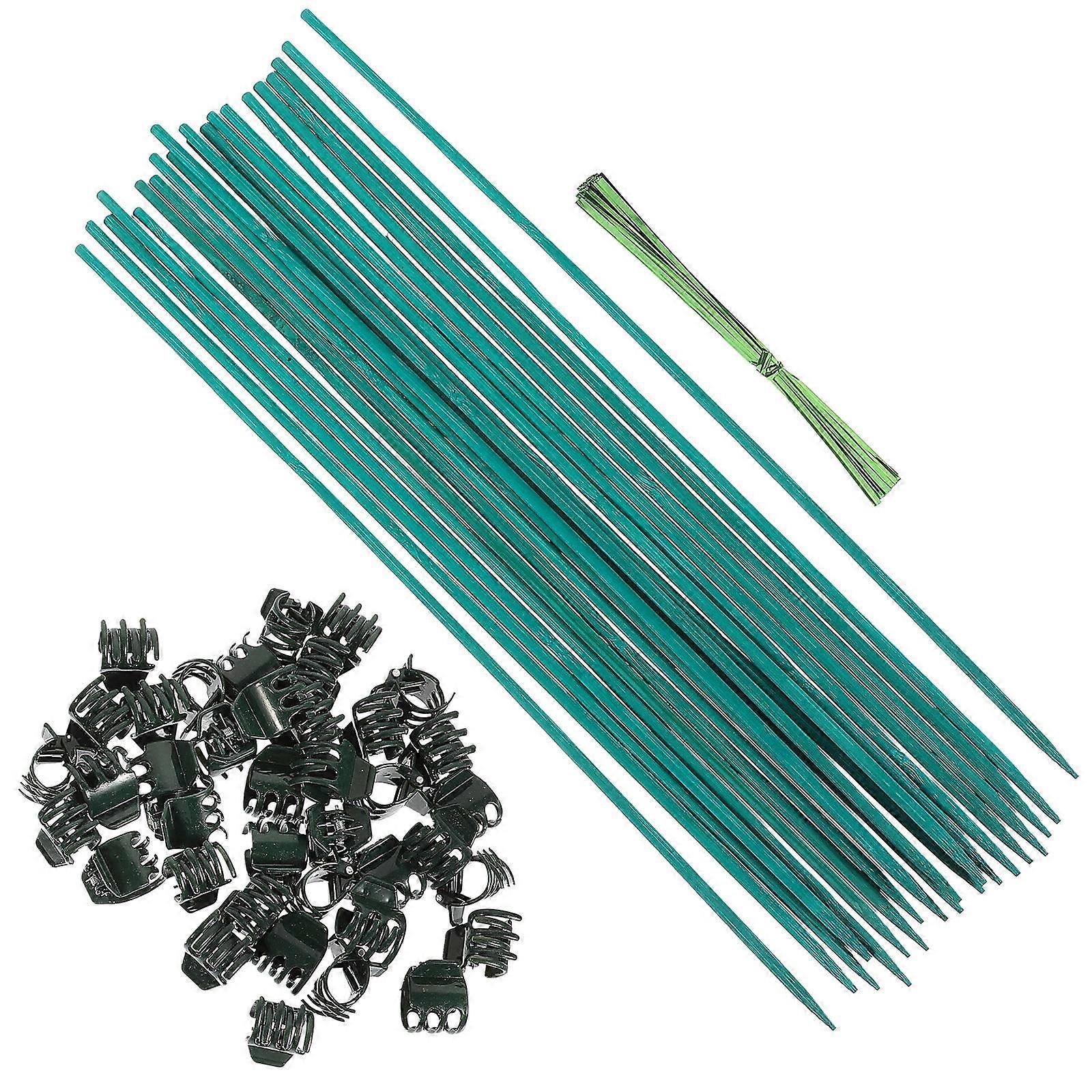 Plants Support Stakes Kit Flower Support Tools 1 Set of Garden Stakes Assorted Color for Stem Support