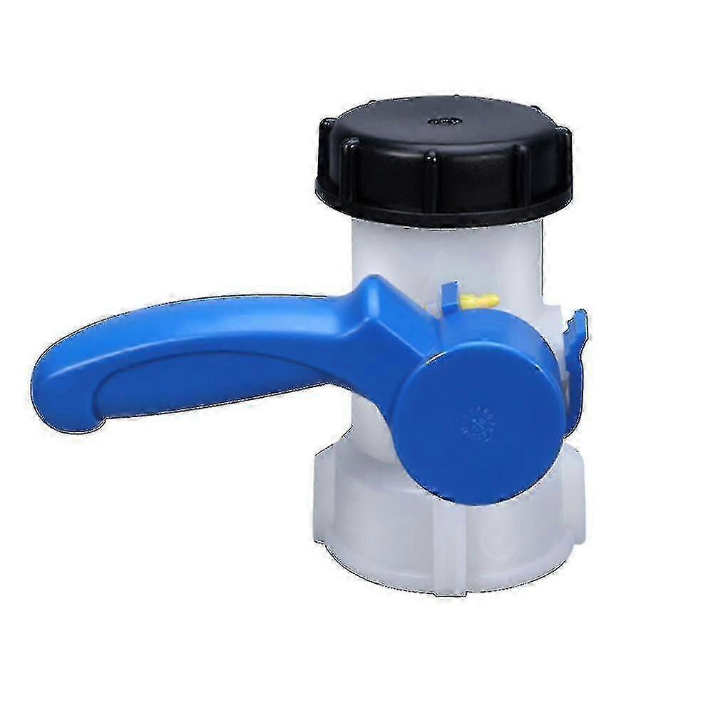 1000L IBC タンクアダプター、 62mm ドレンバルブ、水容器用バタフライスイッチ付き