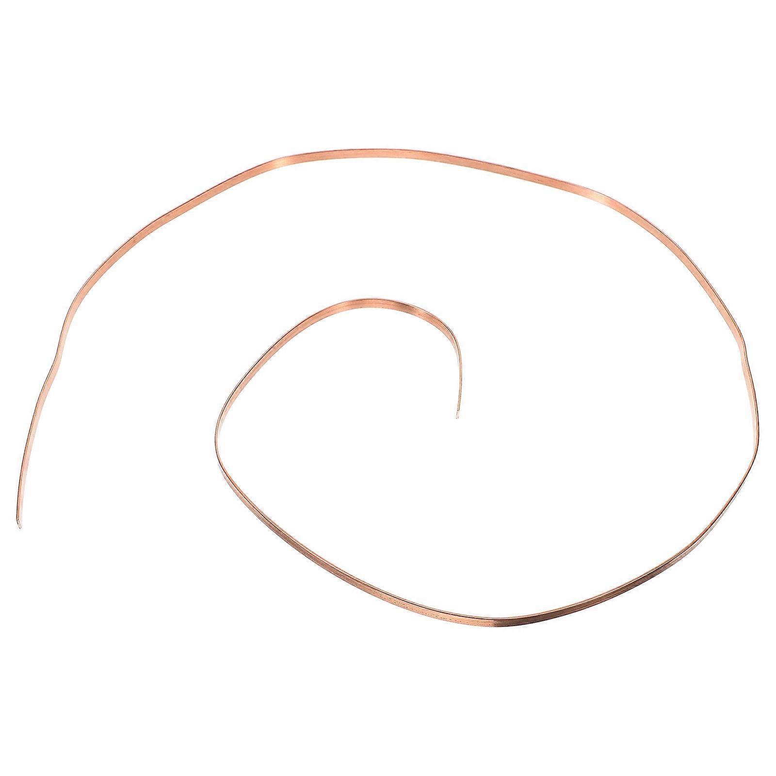 Copper Flat Bar For Mechanical Applications Wear Resistance Rose Gold 1Pack Convenient Cutting