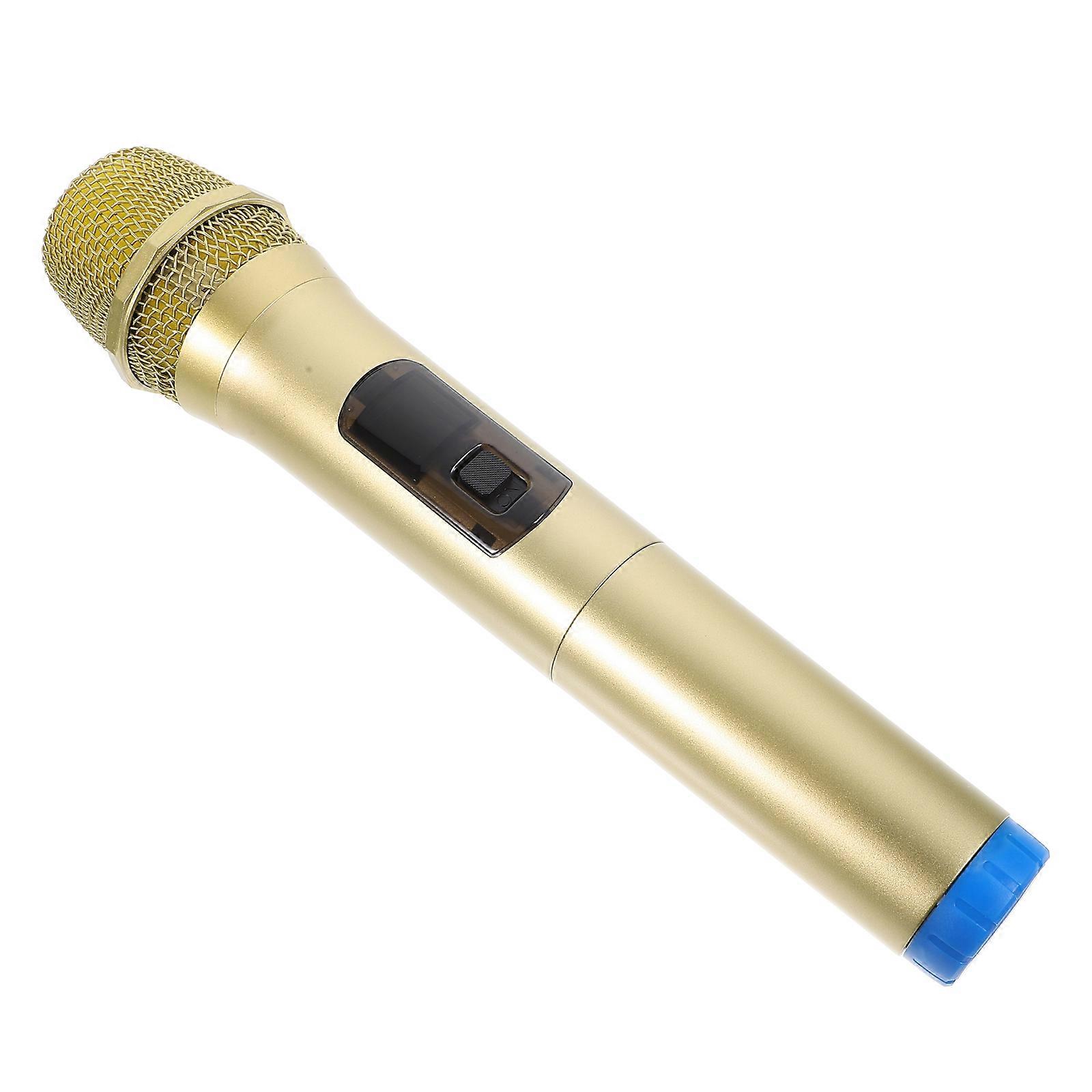 Pretend Play Microphone Prop Microphone for Stage Use 5Pcs Blue ABS