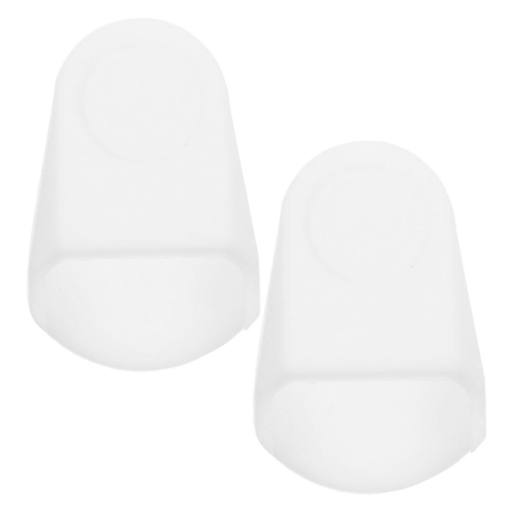 Saxophone Mouthpiece Cap Protector for Protection 10Pcs Silicone White Set