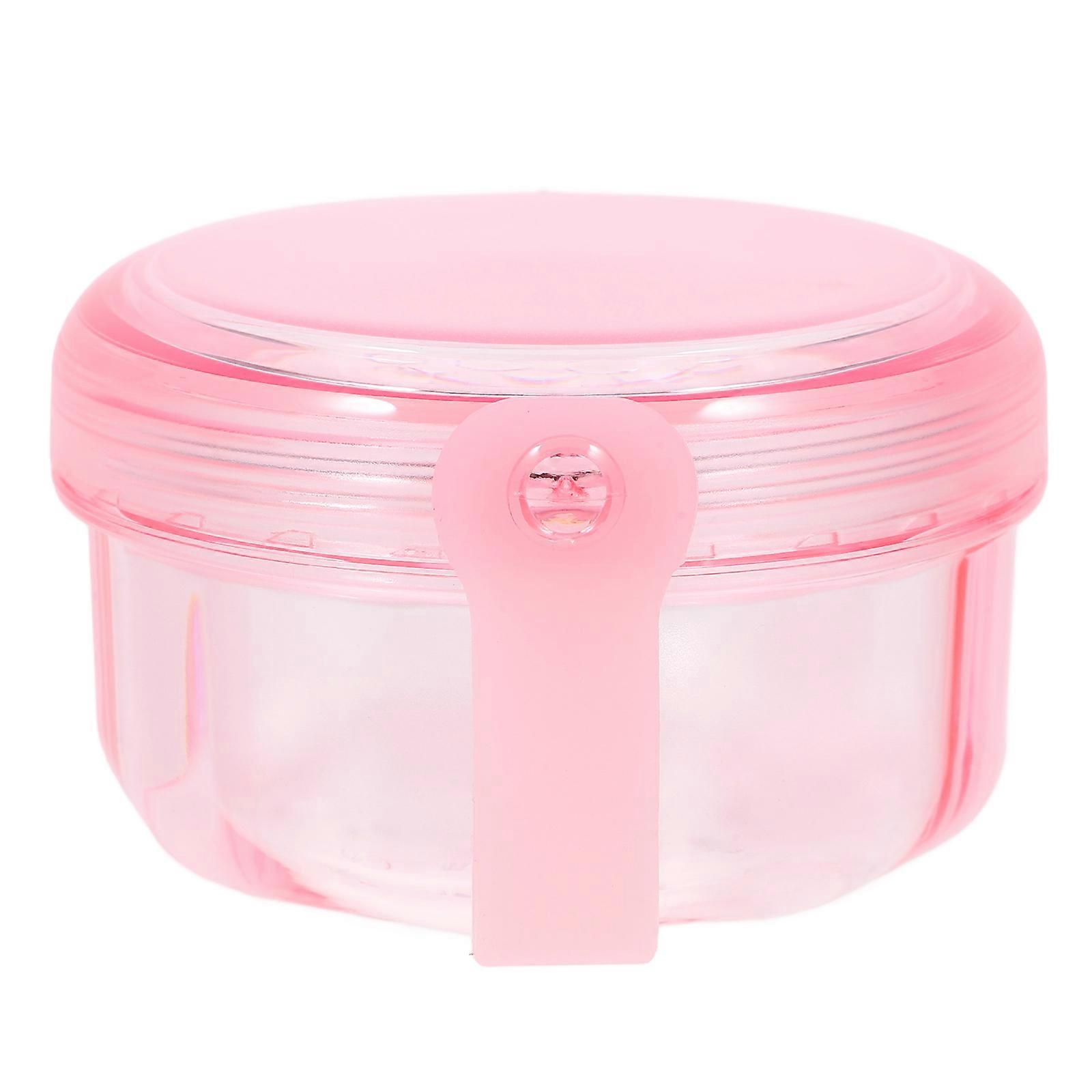 Compact Denture Carrier Box For Outdoor Use 3.7X3.7X11.4in Scratch Resistant Design 5Pcs