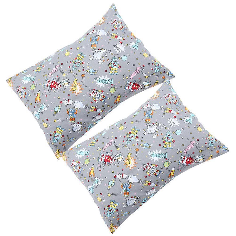 Envelope Closure Kids Pillowcase Multi Travel Toddler Pillow Case 49x36cm Decorative 4Pcs