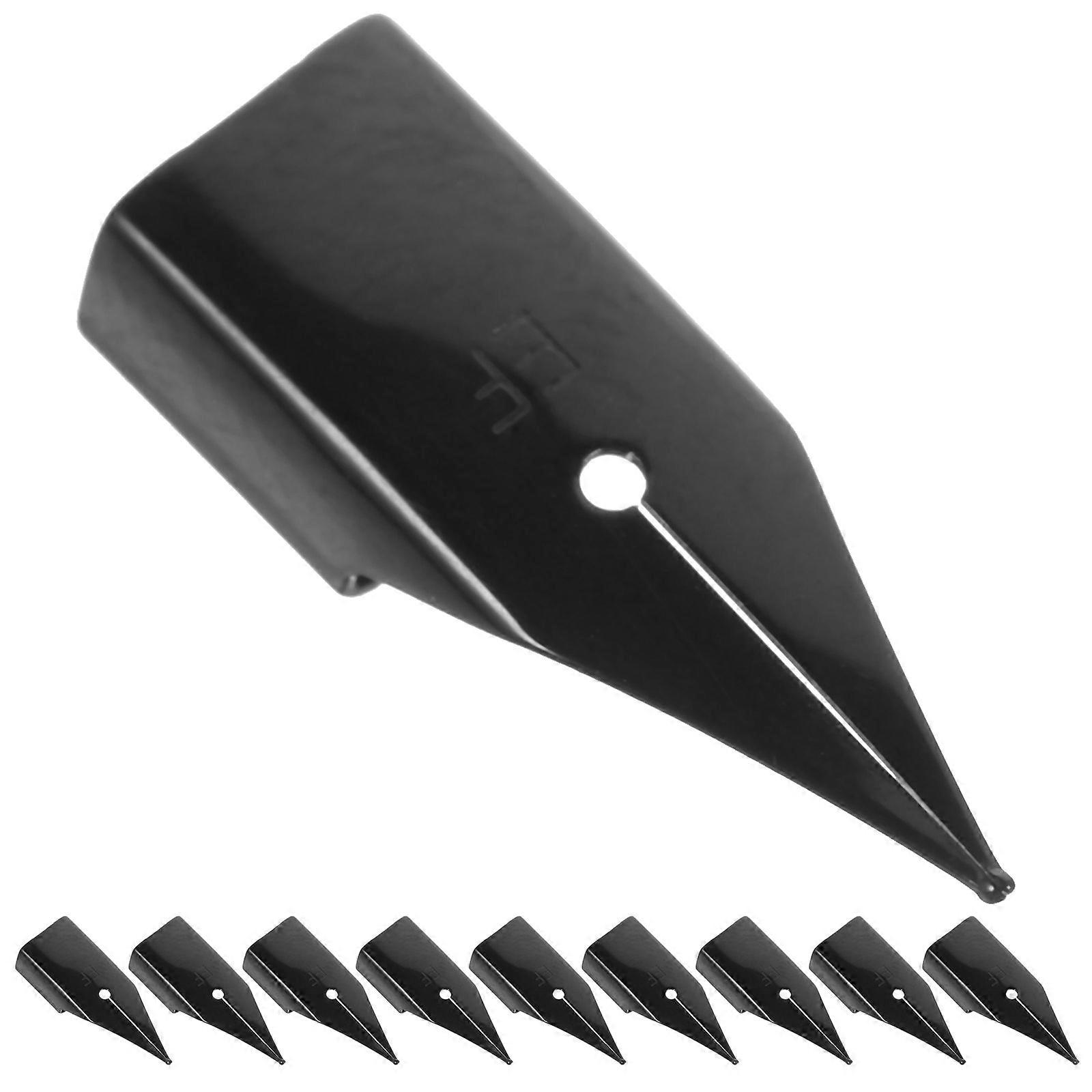Calligraphy Nibs Set 30 Pcs Fountain Pen Nibs For Artists Students Daily Writing Black Stainless Steel