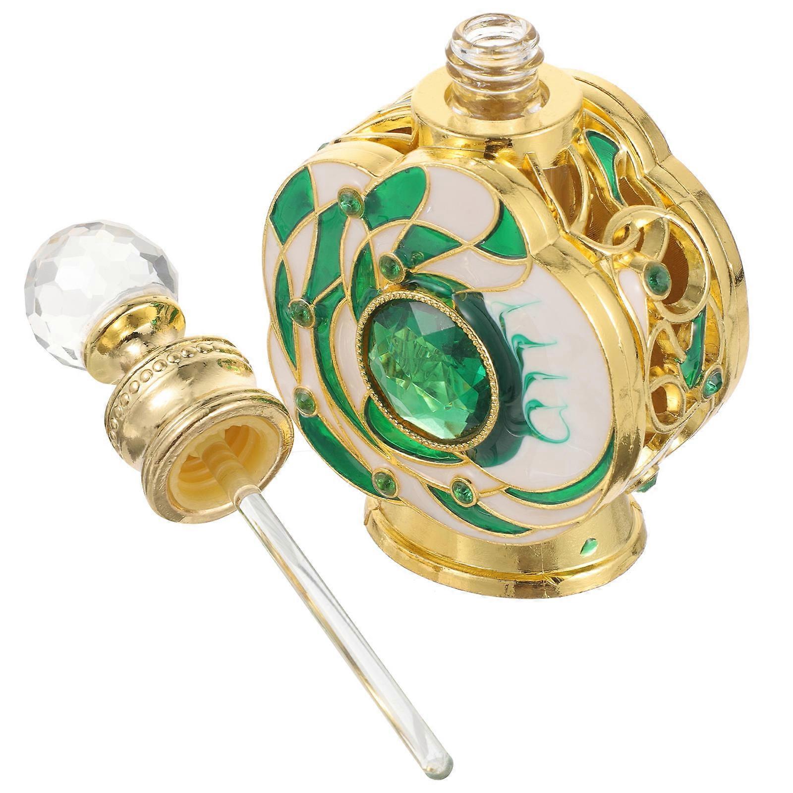 Perfume Bottle Refillable Empty Glass Fragrance Bottle for Home Use 4Pcs